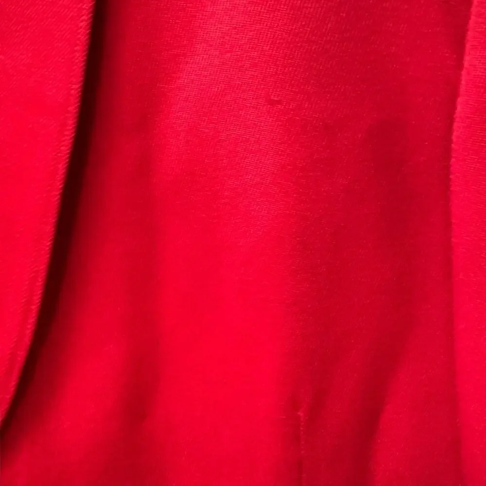 Vintage 1950s Band Tux Red Wool Tuxedo Blazer Jacket Uniforms by Ostwald 40R